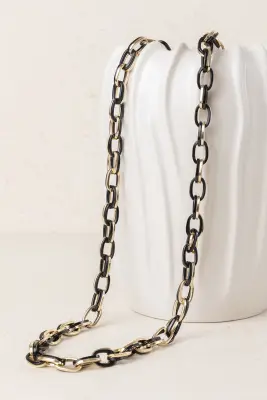 Collar Eslabones Bicolor