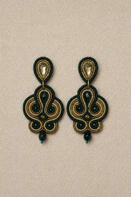 Pendientes Bordado en Color