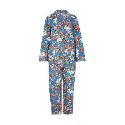 Pijamas Flores Azul