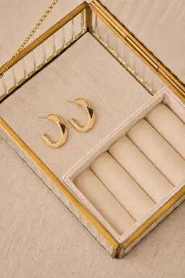 Pendientes Dorados Aro Redondo