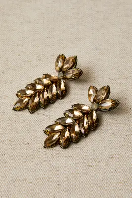 Pendientes Hoja Resina Cristalizada