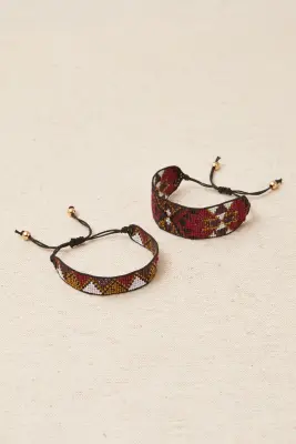 Pulsera Duo Cordón Boho